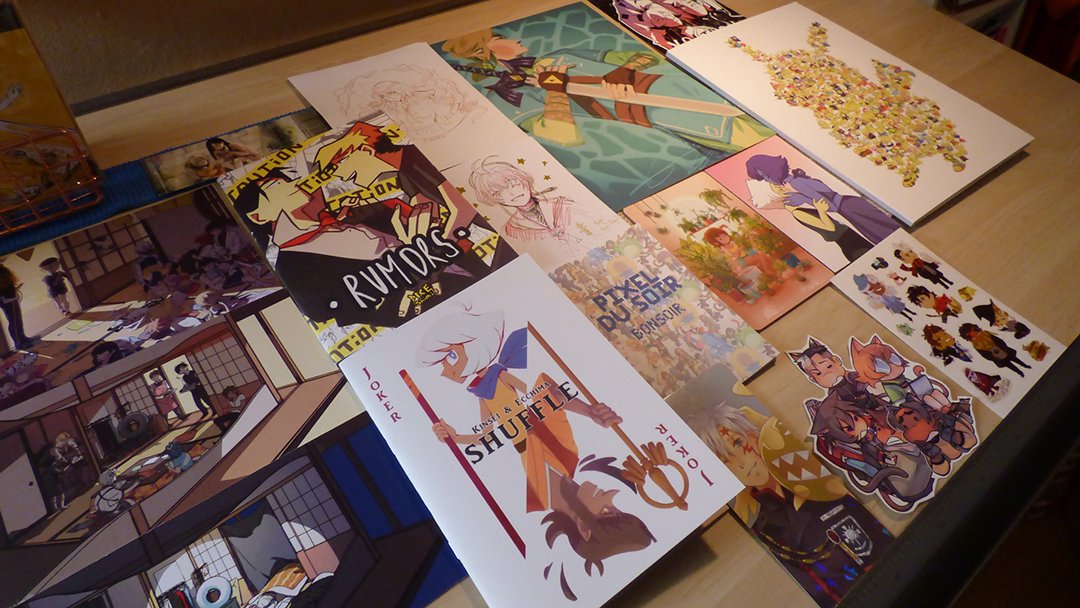 wonder_kya's tweet photo. [#JONETSU3] LOOT TIME ✨
So many pretty art, I had to restrain myself a lil' bit TwT ♥ https://t.co/WZidQxap5v