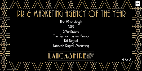 DIBLancs's tweet photo. Which PR & Marketing firm stands out from the crowd? Click here to vote for PR & Marketing Agency of the Year: https://t.co/iufGe8QO3x #LBA18 https://t.co/E9GQO4DupO