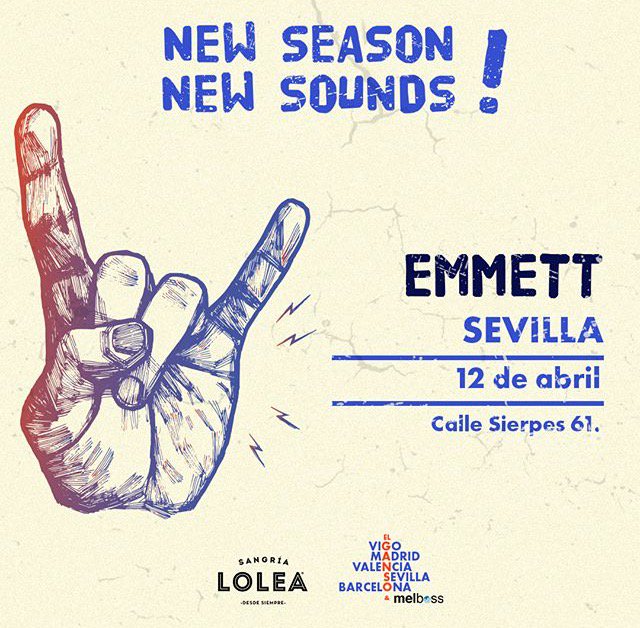 emmett_es's tweet photo. Mañana estaremos en formato acústico en El Ganso #Sevilla,  
 consigue tu entrada gratuita aquí:
 https://t.co/X0F4gapJQR

 C/ Sierpes, 61  //  19:00 horas https://t.co/FY4xTQiRkj