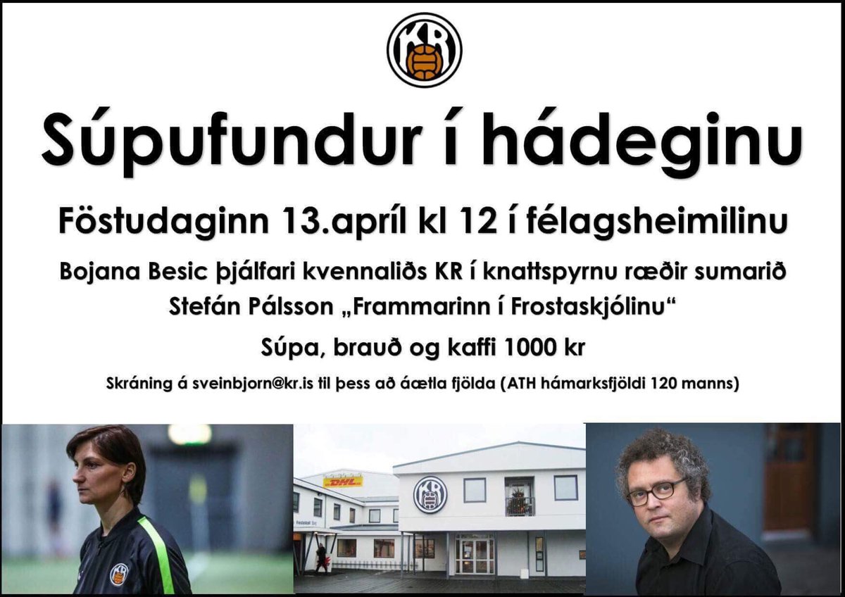 Súpufundur 2 á föstudag allir velkomnir #allirsemeinn