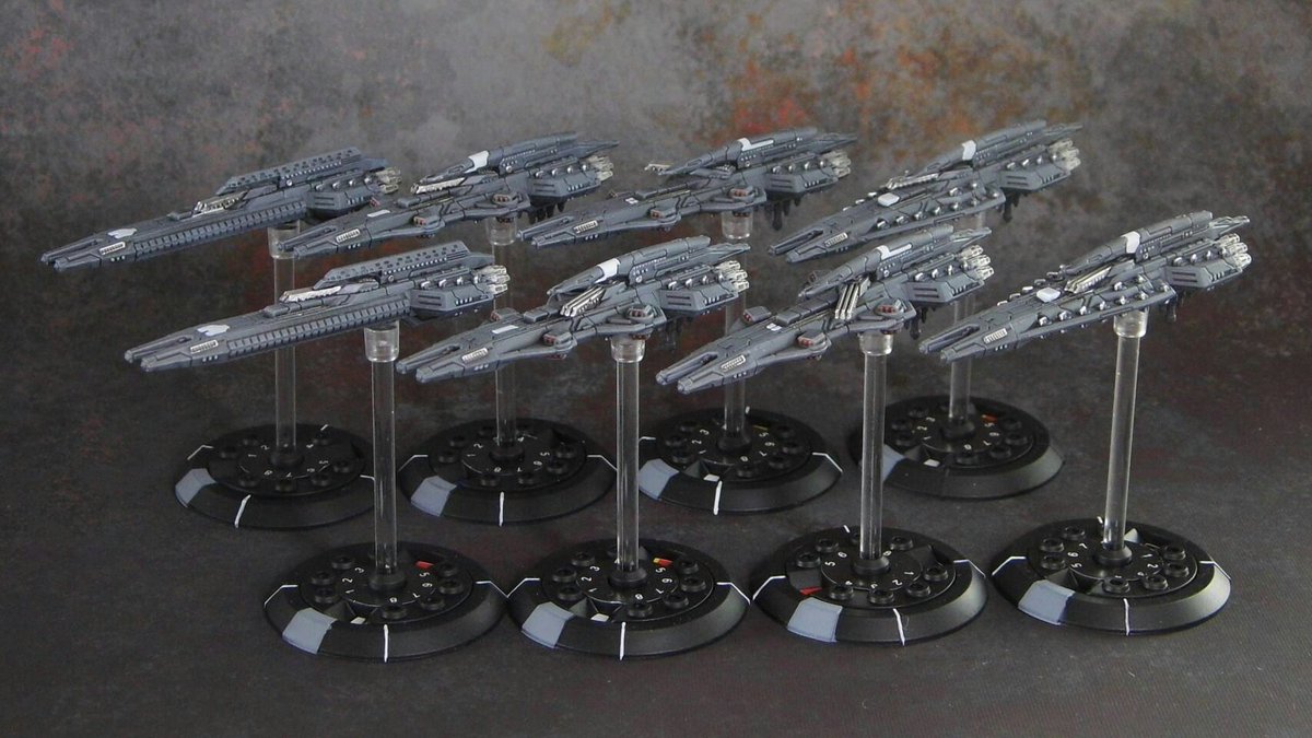MrMeesPainting's tweet image. Some reinforcment DFC goodies for a @hotdropstudios client :-)

#hawkwargames #dropfleetcommander @TTCombat #ttcombat