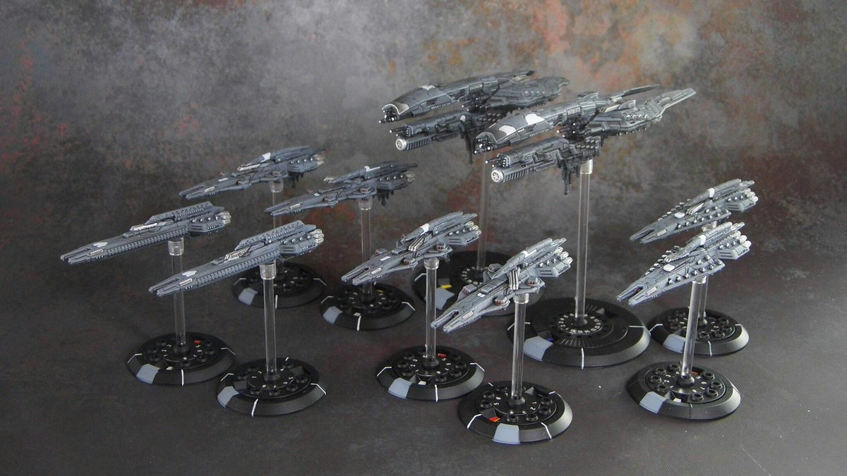 MrMeesPainting's tweet image. Some reinforcment DFC goodies for a @hotdropstudios client :-)

#hawkwargames #dropfleetcommander @TTCombat #ttcombat