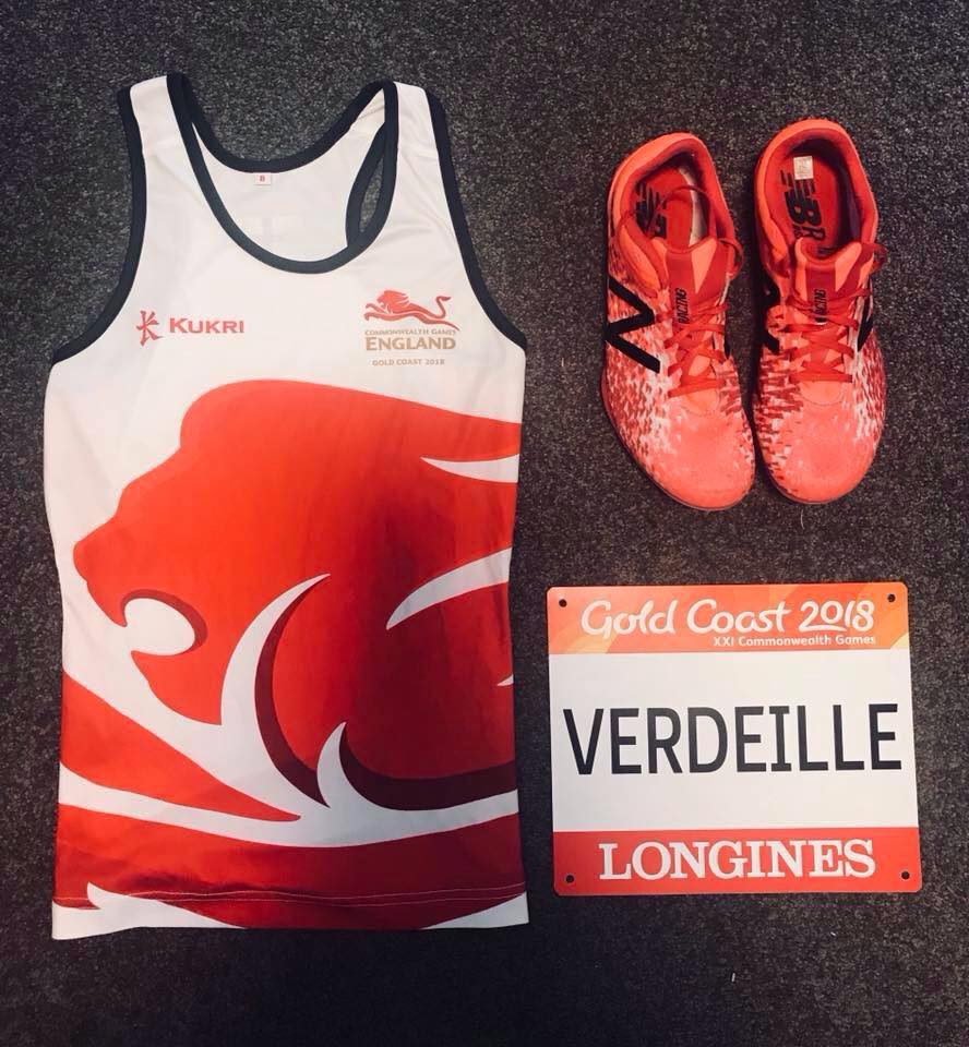 Herts_DSF's tweet photo. Our very own @mverdeilleT35 is getting set for her big moment at the #CommonwealthGames2018 . Her race will be live at 12:22pm so be sure to tune in to BBC1 to watch :) #GoMariaGo! https://t.co/bO5Pmp0sQz