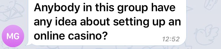 Question: Anybody in this group have any idea about setting up an online casino? 

#onlinecasino #OnlineCasinoGaming #OnlineBusiness #domaintalk