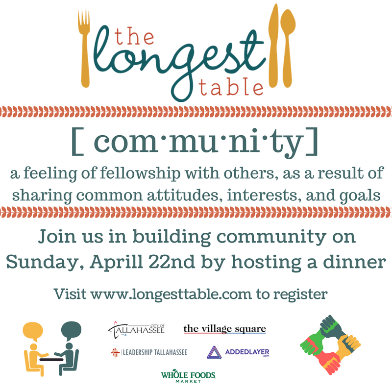 Join us and help build a better community at #TheLongestTable.
