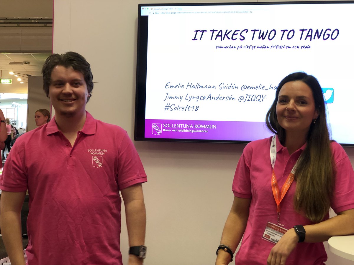 #SETT2018 fantastiska kollegor som tar upp de väldigt viktiga med samverkan mellan skola och fritidshem