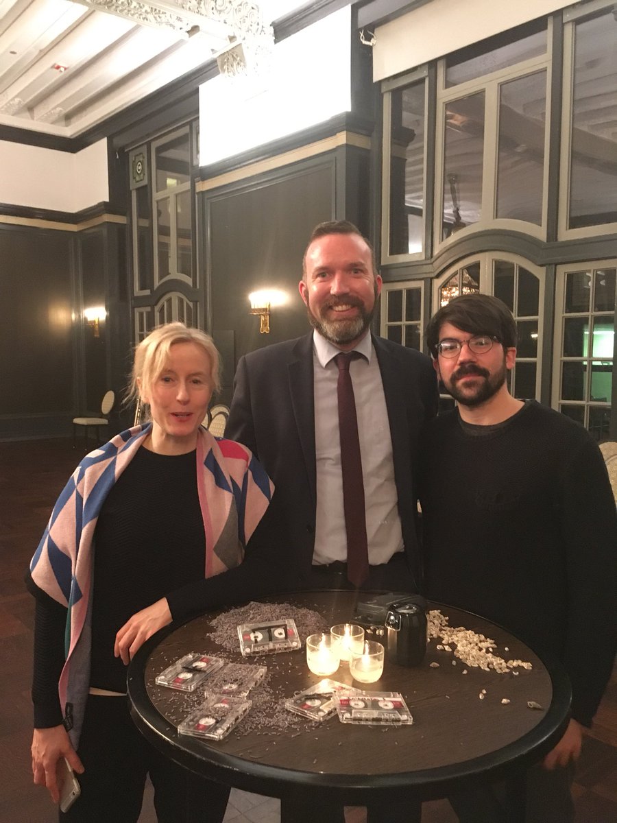 IrelandChicago's tweet photo. A great evening searching for the Irish avant-garde with @JenniferWalshe,@_Mocrep, @ExSoSt, with support of @CMCIreland in the great spaces of @ChiAthletic https://t.co/zQjHeWVV88