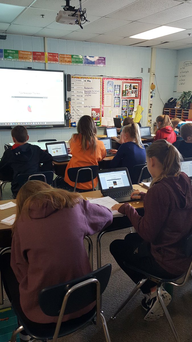 MrsRunquist's tweet photo. Having fun creating a newsletter about the story we just read. #generalizations #figurativelanguage #vocabulary #wyomingway https://t.co/s2HCh3c1Ql