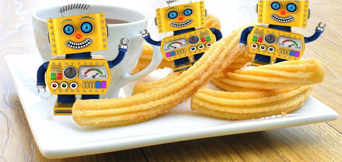 JornadaPR3D's tweet photo. No es que veas robots en tu desayuno, es que tu cuerpo te pide  una entrada para #PR3D2018 No te lo pierdas, es gratis! https://t.co/fw5KCpL7iD https://t.co/wZXYATnnW6