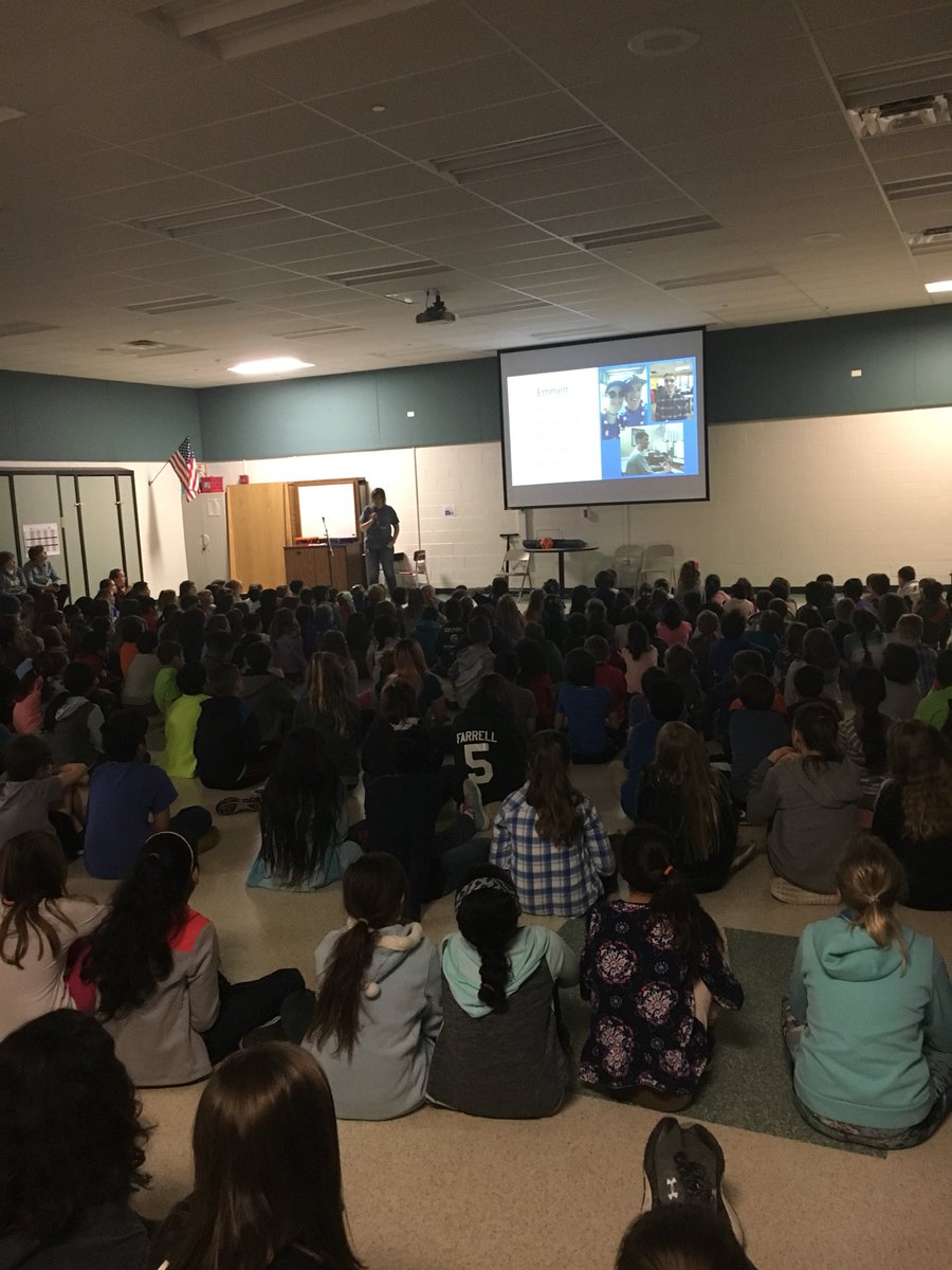 RobBohanek's tweet photo. @RidgeFCL school wide read aloud today was Leah’s Voice by  Lori DeMoria, illustrated by Monique Turchan in recognition of Autism Awareness month. Ss also saw a video and heard a personal story from our staff member @akoegel https://t.co/uYWXZi8F1a
