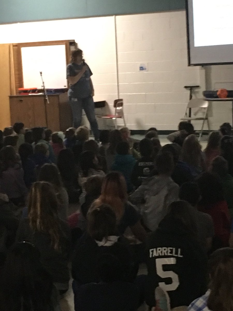 RobBohanek's tweet photo. @RidgeFCL school wide read aloud today was Leah’s Voice by  Lori DeMoria, illustrated by Monique Turchan in recognition of Autism Awareness month. Ss also saw a video and heard a personal story from our staff member @akoegel https://t.co/uYWXZi8F1a