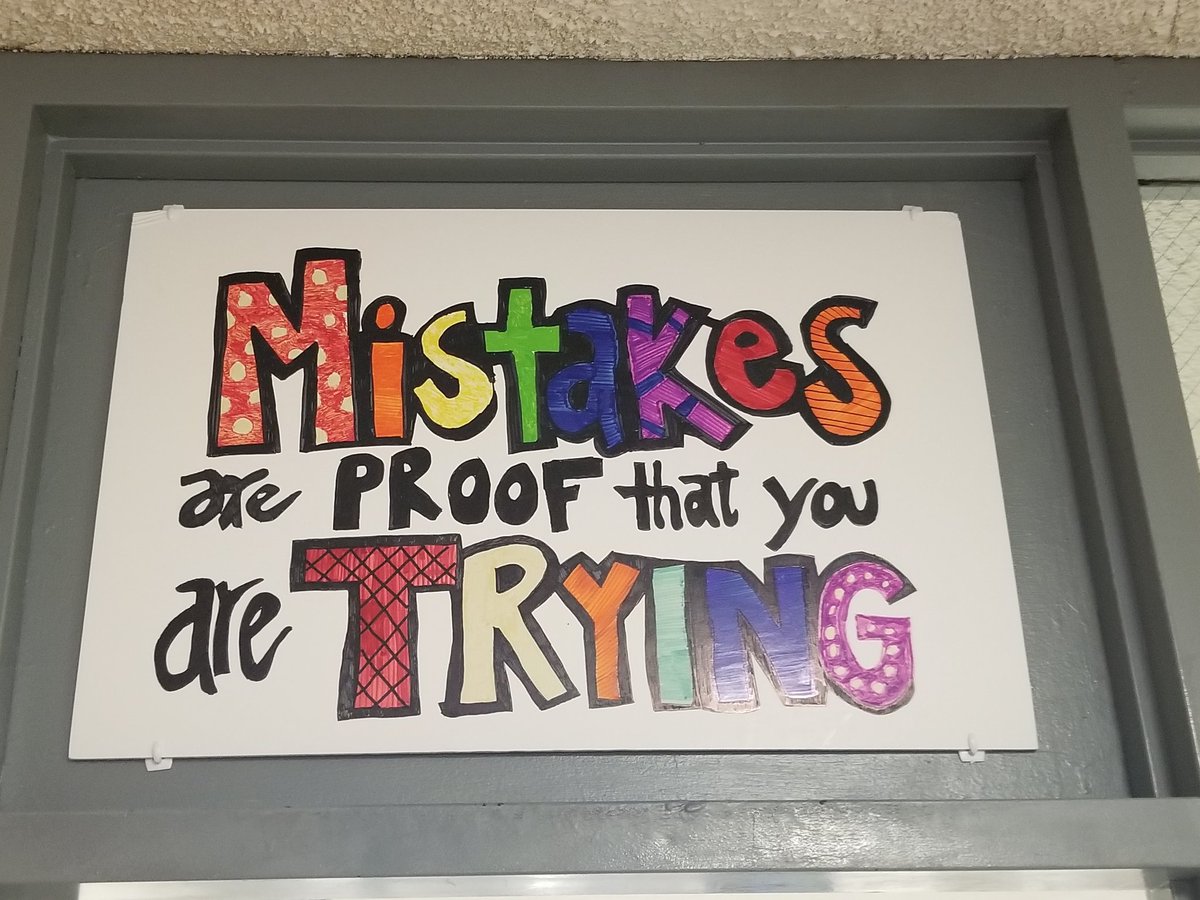 SJeskeprincipal's tweet photo. I love our school because we  have a growth mindset! It is Ok to fail!
#LoveMySchoolDay #EGPride https://t.co/FC0VmdaF7c