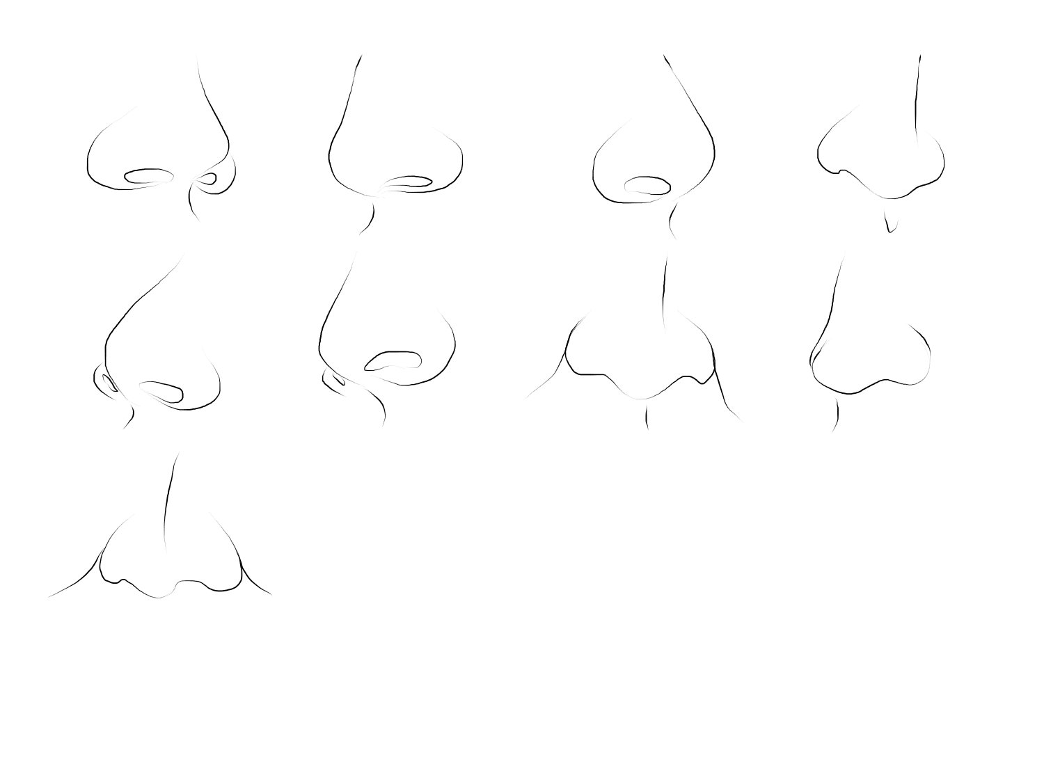 15 Easy How to Draw a Nose Ideas