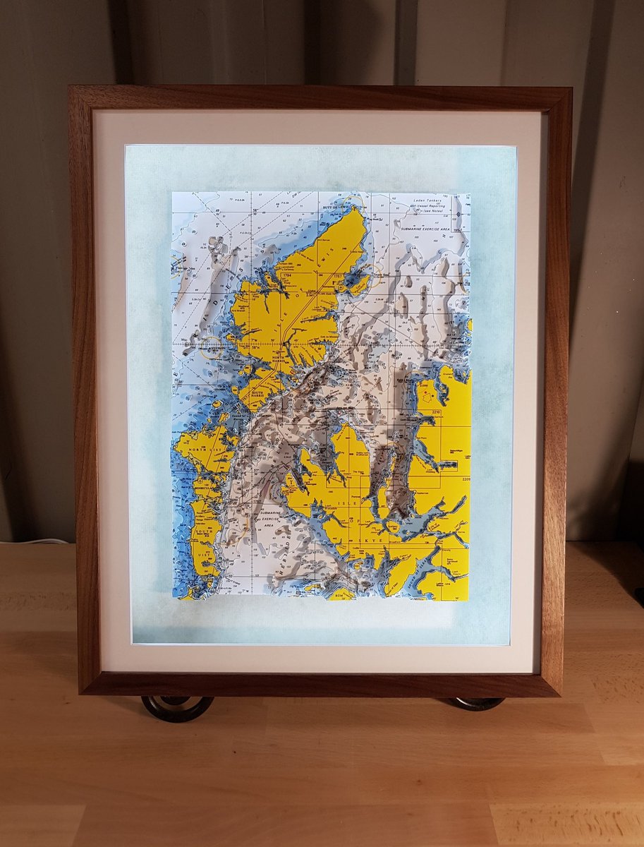 NeptuneMaps's tweet photo. 3D nautical chart of West Coast Scotland. #sailing #yachting #yacht #Sailors #Boating #boat #nautical #nauticalgift #weddinggift #neptunemaps https://t.co/jwgvZmlJH1