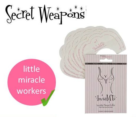 TheBraCloset's tweet image. Invisifts by Secret Weapons are clear self adhesive miracle workers lift  your breasts by up to 5cms. Invisilifts are hypoallergenic,  transparent, invisible and waterproof. 👌#lingeriesolutions #weddingdress 5 panel multipack (A-D)3 panel multipack (DD-F) goo.gl/99ikpU