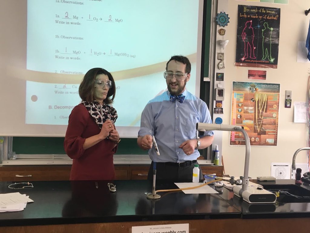 MrsVanRotz's tweet photo. Chemistry was never my thing....apparently it still isn’t. Thank you @aggiescience for helping me out and for being an incredibly engaging teacher! I wasn’t much of a helper.🤦🏻‍♀️ #iamabiologist🔬🌿🐾🎍🌵🌷 https://t.co/pbuf2km6ag
