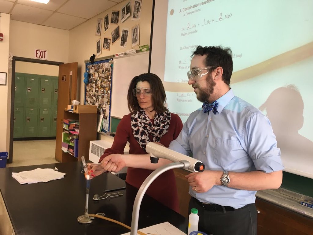 MrsVanRotz's tweet photo. Chemistry was never my thing....apparently it still isn’t. Thank you @aggiescience for helping me out and for being an incredibly engaging teacher! I wasn’t much of a helper.🤦🏻‍♀️ #iamabiologist🔬🌿🐾🎍🌵🌷 https://t.co/pbuf2km6ag