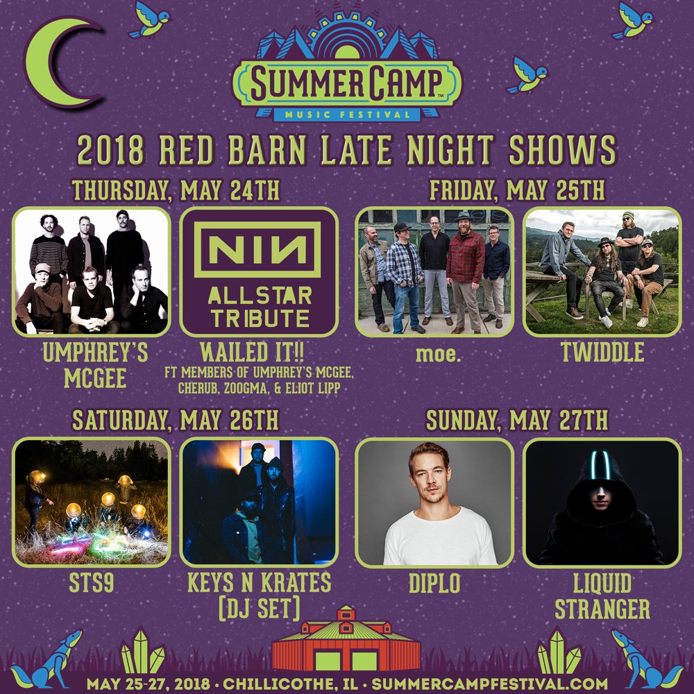 Summer Camp Festival On Twitter Our Full Red Barn Late Night