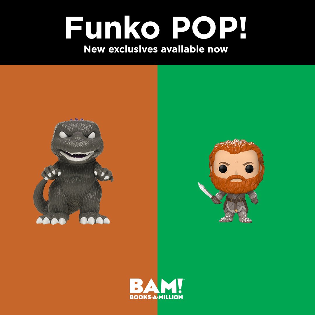 #Brand #New @Funko #POP! exclusives are available right now at #BooksAMillionDotCom! bit.ly/2GNoRoV
