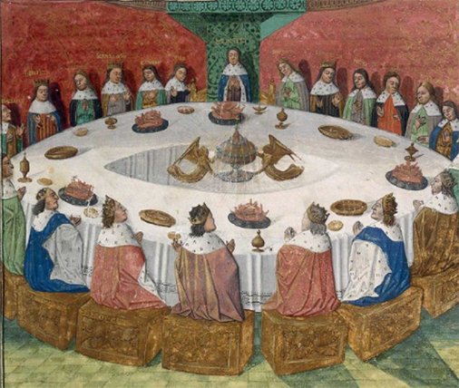 laBnF's tweet photo. La #légende arthurienne se nourrit de multiples sources et a donné lieu à un foisonnement de textes, chaque auteur reprenant le motif précédant, l'enrichissant, y apportant la vision de son époque. Prenez place à la table ronde, avec notre expo virtuelle https://t.co/mEit9EX2xq https://t.co/aqzJjVRkup