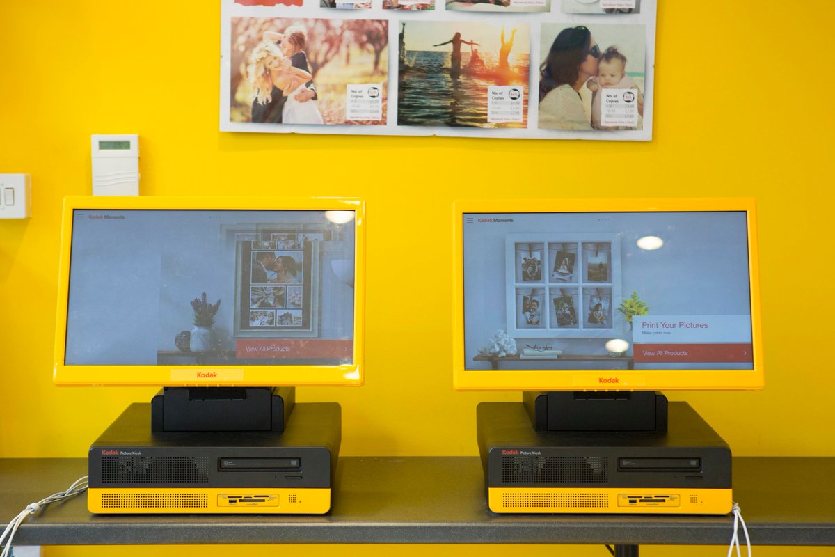 YellowPrintUK's tweet photo. Our #EastSheen #SW18 branch has 2 @Kodak kiosks ready for you to #print your #photos from! All common sizes are supported from 3.5"x5" to 8"x12"! You can also now pick up 2 @KenroLtd #Frisco #frames and get a 3rd free! #Twickenham #Richmond #Photography #Holidays https://t.co/enPkMOBVeh