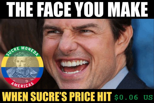 widget4bc's tweet photo. BREAKING: 1 #Sucre = $0.06 USD: @sucremoneda2018 the Cryptocurrency for #Mexicans https://t.co/lzRjo4KJVe https://t.co/pEMkQqVjij