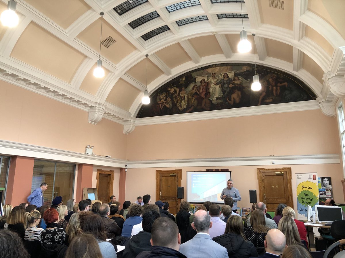 Liverpoollib's tweet image. Next up @BIPCLiverpoolās Inspiring Entrepreneurs workshop in #ToxtethLibrary is Mark Lawler from @balticcreative taking about the past, present and future of @baltictriangle. Very exciting. #InspiringEntrepreneurs