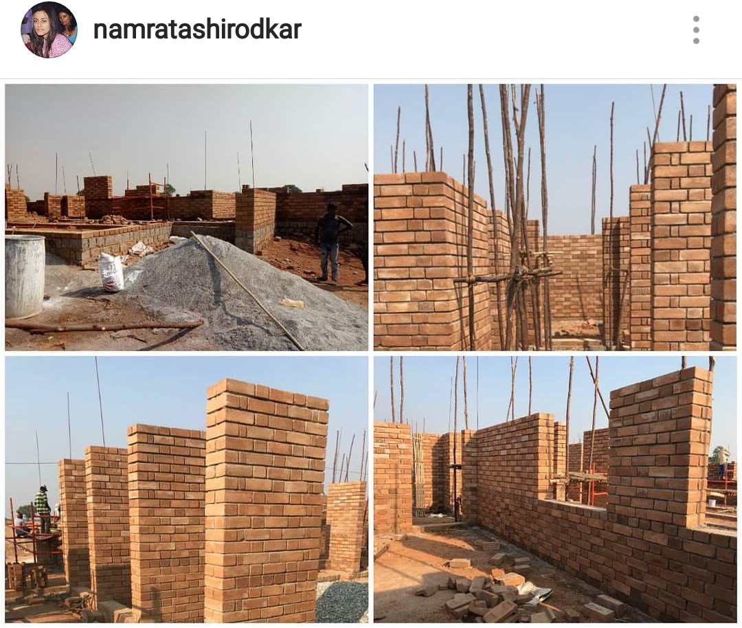 baraju_SuperHit's tweet photo. #Namratha via Instagram posted the construction work of the school &amp; other developments which are in progress at Superstar @urstrulyMahesh's adopted village #SiddhaPuram https://t.co/O10tq9FoTu