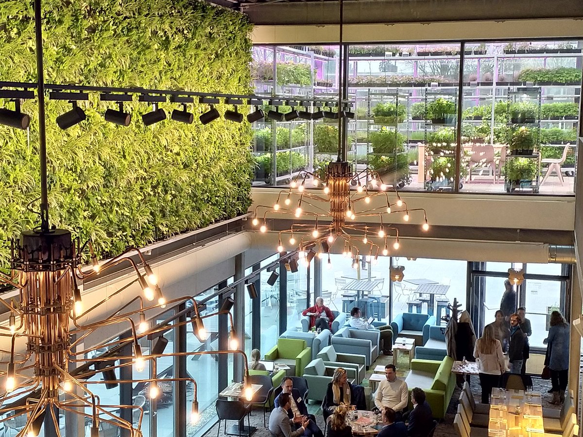 Cirkellab's tweet photo. Zojuist presentatie gegeven @TGH_Utrecht voor bedrijven in de food (service) branche! Prachtig circulair concept: #stekkerloos #bomenalsparasol #urbanfarming #payasaservice #langdurigesamenwerking #urbanmining https://t.co/6VlfnsM0ph