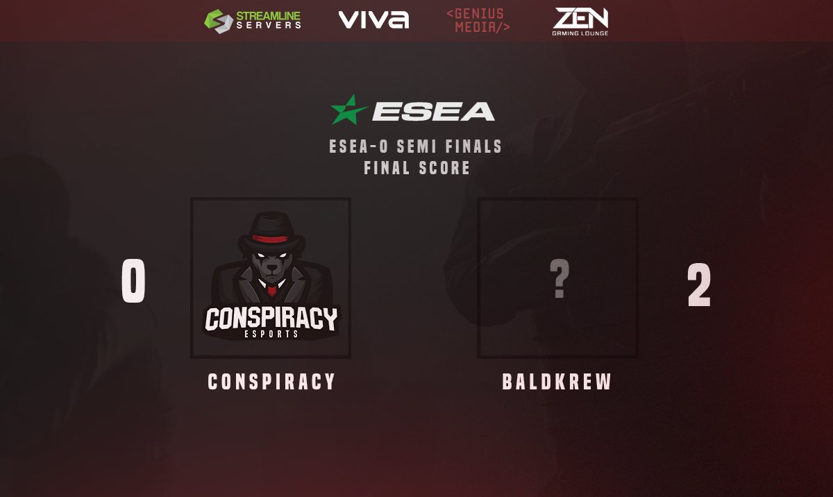 Conspiracy Esports tweet media