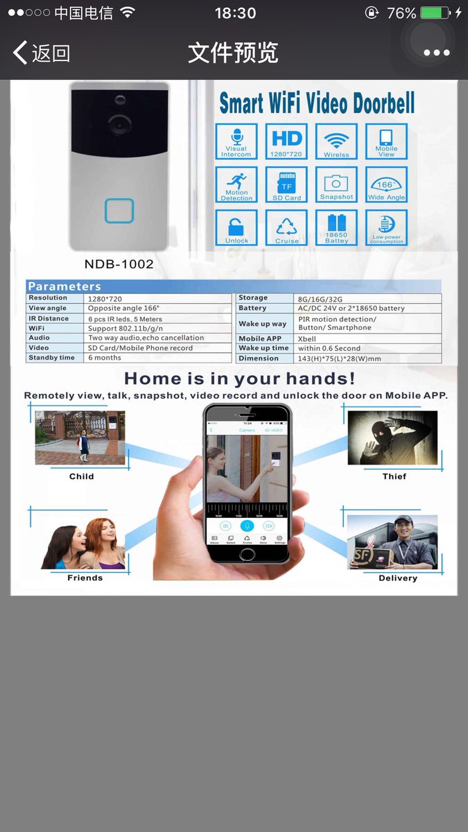 stbfd1's tweet image. Home safety Wifi video Dooorbell #WirelessSecuritySystem