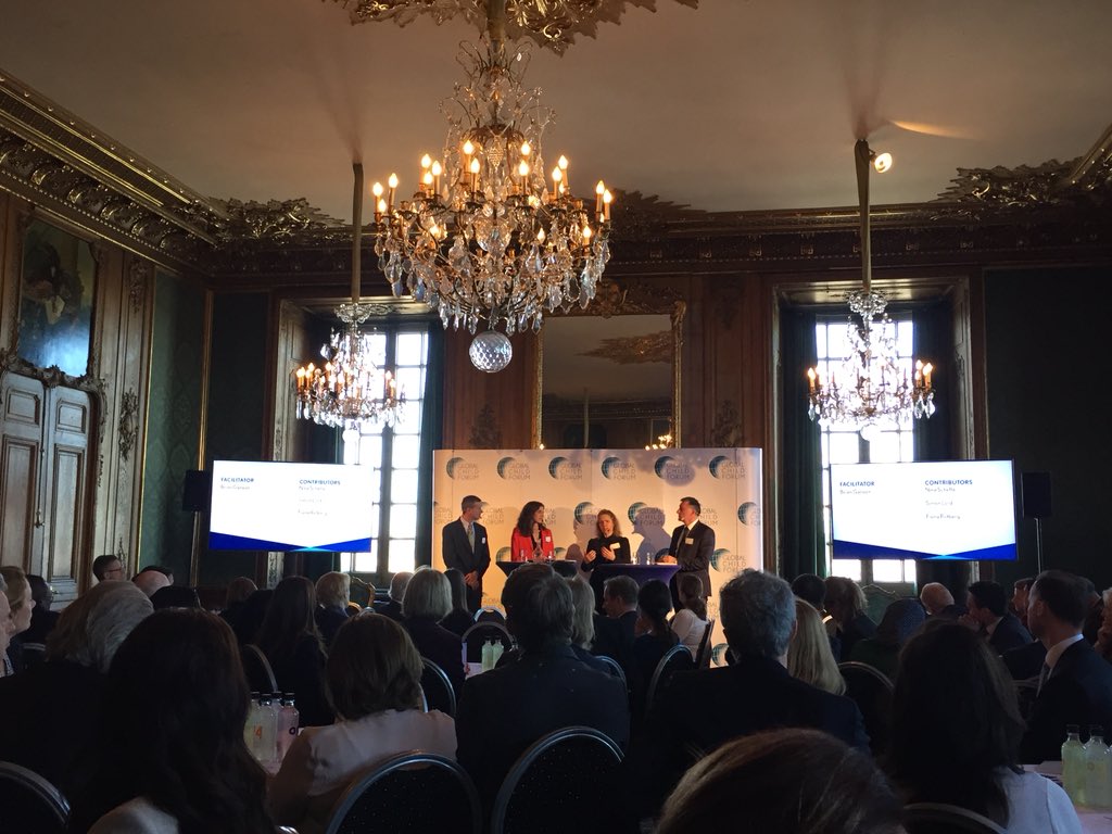 Working in very violent environment in Brazil led <a href="/NorskHydroASA/">Inactive</a> to prioritize #SDG16. Started by listening to children and citizen. Will invest 100 mill BRL for next 10 years. We cannot succeed as a company in a society that fails - well said <a href="/NinaSchefte/">Nina Schefte</a> #GCForum18