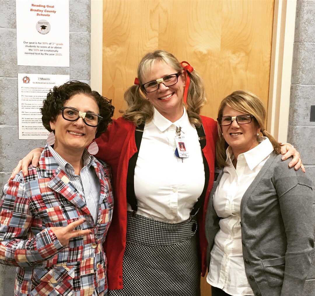 BuffyFrazier14's tweet photo. Nerds Rule during #TCAP Spirit Week!!! #teacherlife #nerditout https://t.co/5OiMSrurBX