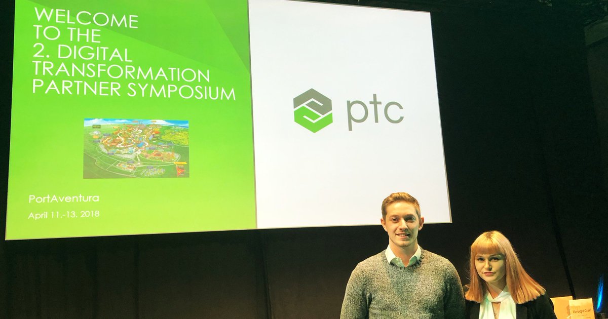 RootSolutionsUK's tweet photo. The #PTC Digital Transformation 2.0 Symposium has started in Salou, Spain. Rory and Amanda, part of the #RootSolutions technical team are looking forward to learning about PTC's technical updates. https://t.co/ZCSQ8lKeYp