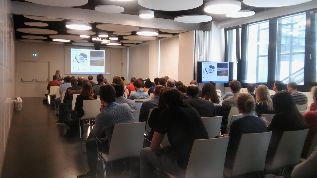 Great talk by <a href="/Lauren__Knight/">Lauren 💕 20</a> on Younger Dryas glaciation in the Wicklow Mountains #EGU18