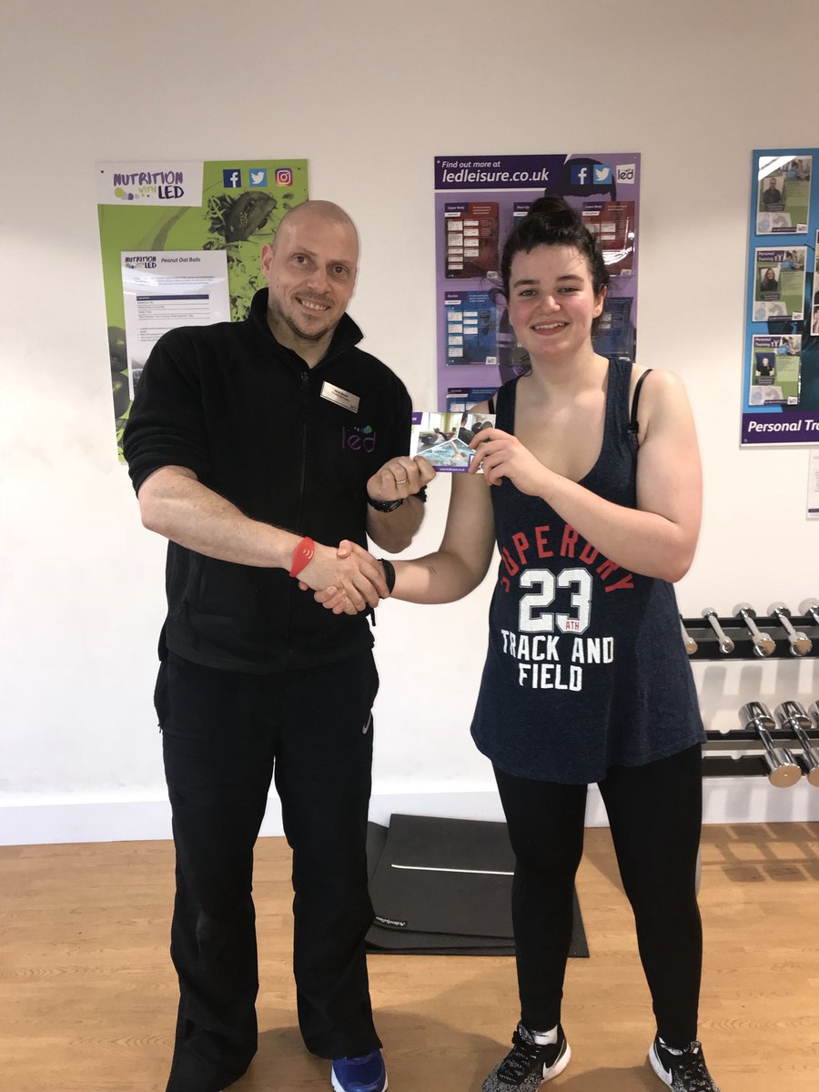 A massive congratulations to March's member of the month Chloe Thompson. Chloe came top of our technogym move more campaign leader board last month. Well done Chloe! You win a £10.00 gift card and 7 day guest pass for a friend. Will you be April's member of the month? #Wevegothis