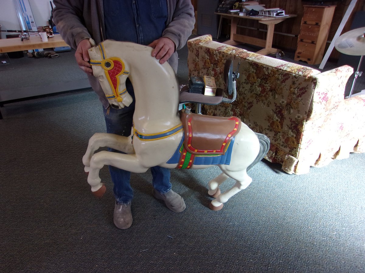 FOR SALE : Carousel Horse Collection. We a quite a few Carousel Horses we don't have the room for any more. We even have a full size Carousel Horse that is custom painted. For more information or any questions please call Cabinets Plus at (269)-948-9774.