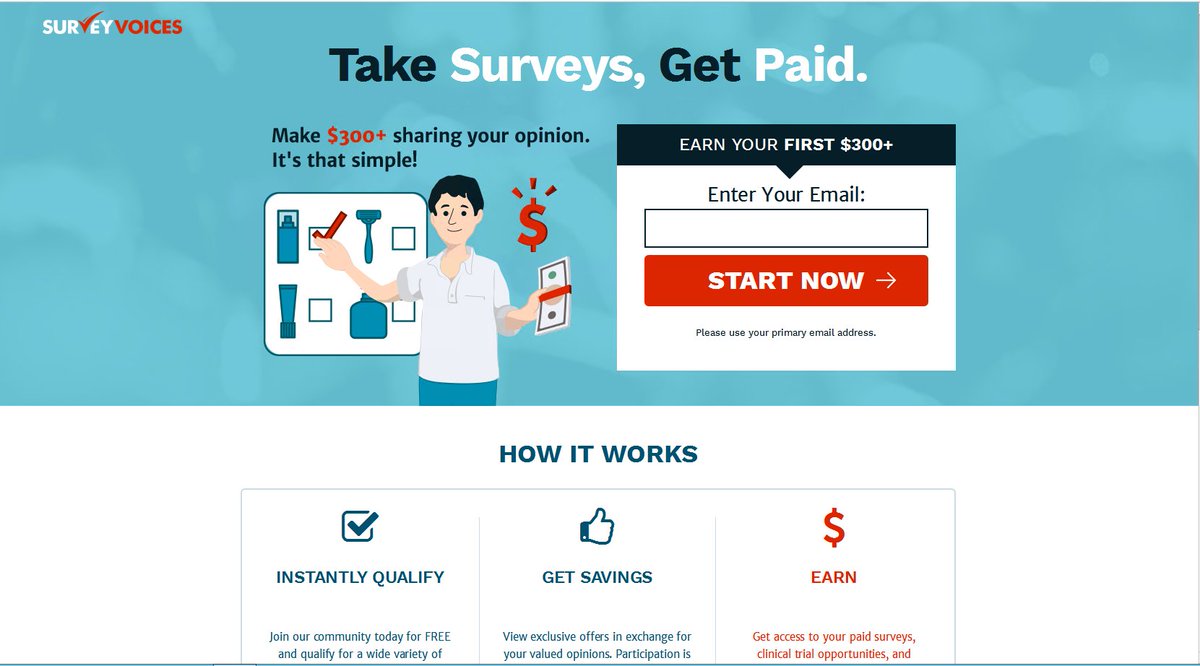 fleecyearn's tweet photo. survey voice United States Citizen
Take surveys and get paid at Survey Voices! 
You can make $800+/week completing surveys!
https://t.co/trSj5gkm7q https://t.co/kZrZl2HRzI