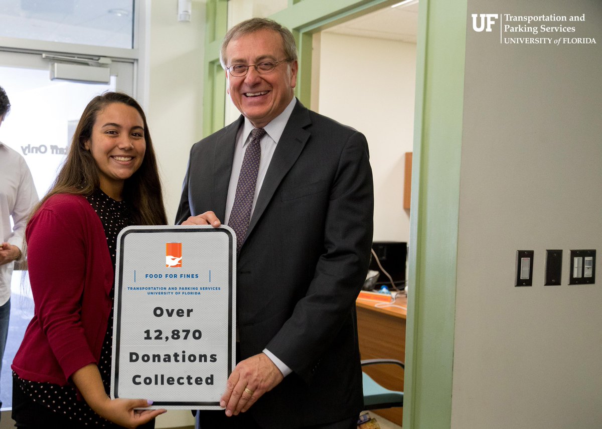UFTAPS's tweet photo. A huge thank you to everyone who participated in Food for Fines at UF! We had 2,574 citations used in the program and over 12,870 donation items collected. #GatorGood #UFTAPS #FoodforFinesUF
#FinalNumbers #FoodforFines https://t.co/VE6pTiRU14