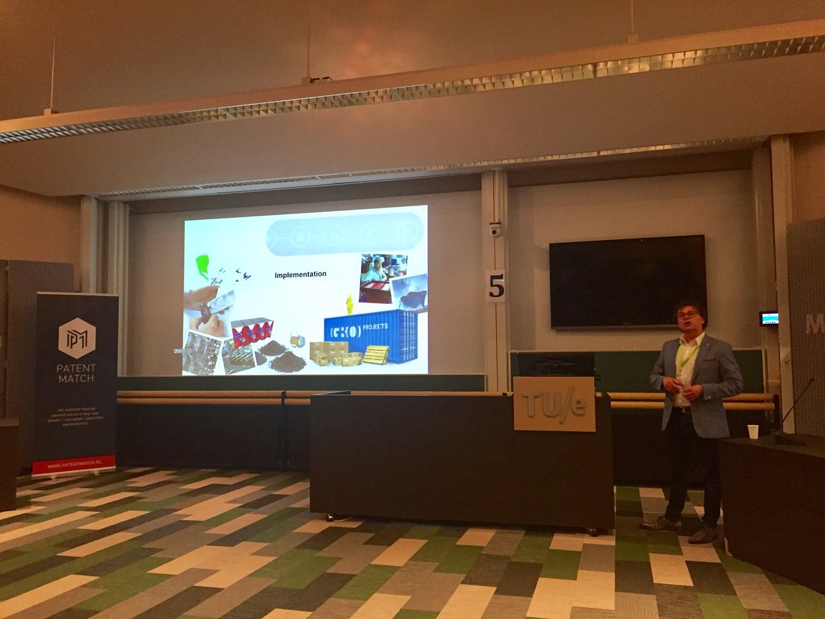 BCTechLaw's tweet image. Presentatie van @JeroenoptenBerg @GBODESIGN tijdens @patentmatchnl