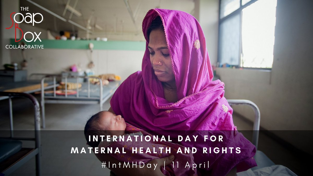 Soapbox_Collab's tweet photo. Approximately 289,000 women die each year from complications related to pregnancy and childbirth: https://t.co/jelctb793K We call on @UN to recognise 11 April as International Day for Maternal Health and Rights! #IntMHDay #MaternalHealthDay @genderhealth https://t.co/rgveRpcolE
