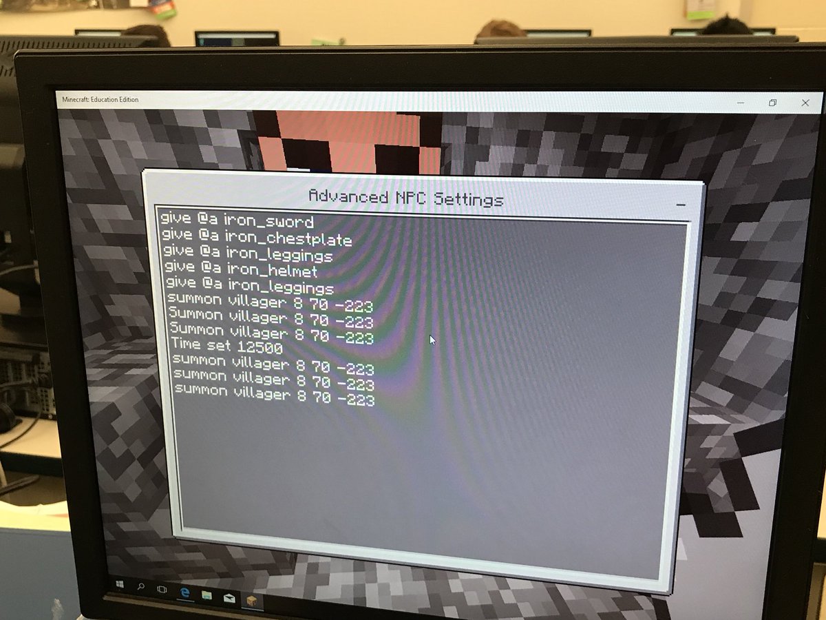 Steve Isaacs Did You Know You Can Have An Npc In Minecraftedu Execute Multiple Commands In One Command I Knew Npc Could Execute 6 Separate Commands But You Can Stack