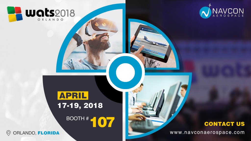 navcon_asys's tweet photo. Join us at #WATS2018.๐โ๏ธCome and experience our latest aviation training solutions at booth #107. Less than a week to goโ๏ธ
#NavconInnovates #VR #AR #elearning https://t.co/Jzk2uy5V99 https://t.co/70fff8QIv6