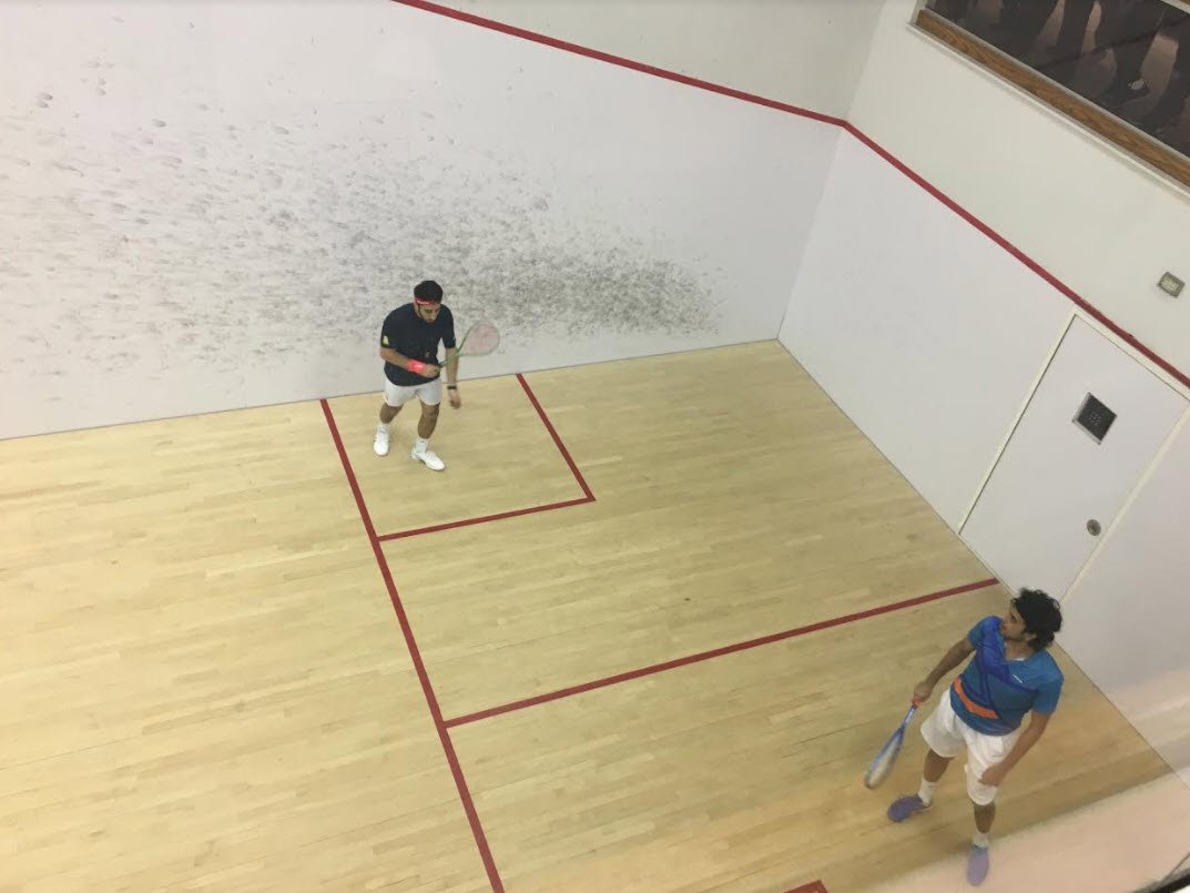 squashrochester's tweet photo. Univ of Rochester locals prevail in #rocprosquash qualifying @RochesterSquash @UofRathletics . Match report and scores: https://t.co/lQInVxQ7dJ https://t.co/qhYHpqRb2Y