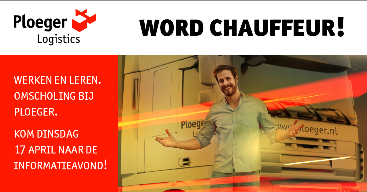 PloegerLog's tweet photo. Is het jouw droom om vrachtwagenchauffeur te worden en woon je in de omgeving van Gilze? Kom dan naar de informatieavond op 17 april a.s. bij Sligro Gilze.

Meld je aan via https://t.co/9HD8MfPyjw voor de informatieavond op 17 april a.s.

Tot 17 april! https://t.co/fXU9wXf8Wj
