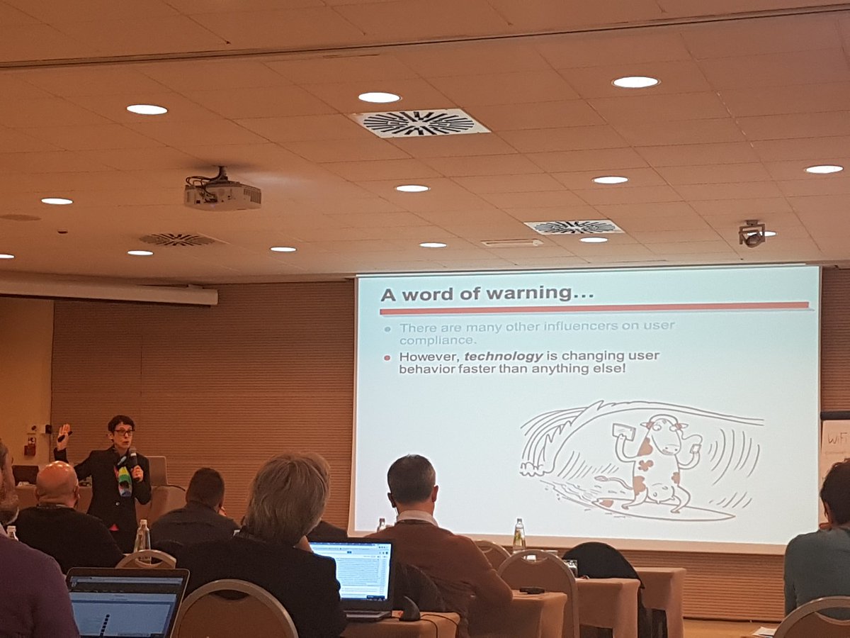 tekom_Europe's tweet photo. There are many factors that influence #user #compliance, such as the age, culture and Education. But nothing is Changing User behaviour more than #technology Changings, says Leah Guren at #Comt_18 #techcomm #UserExperience #userbehaviors https://t.co/KWOs1S7PAv