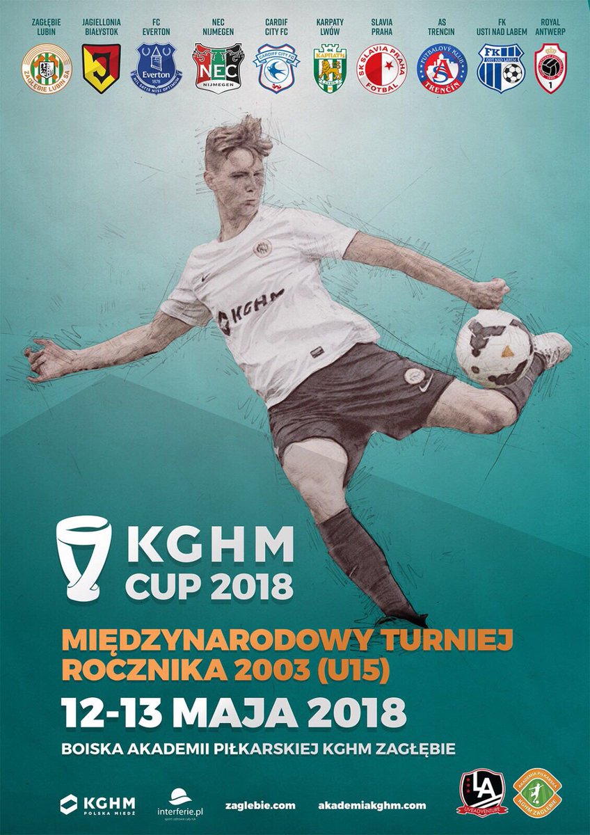 Looking forward to KGHM U15 International Cup 12-13 May 2018 with <a href="/CF11Academy/">Cardiff City Academy</a> <a href="/EvertonAcademy/">Everton Academy</a> <a href="/ZaglebieU/">ZaglebieUK</a> <a href="/KrzysztofPalus2/">Krzysztof Paluszek</a> Royal Club Antwerp and Karpaty Lviv.