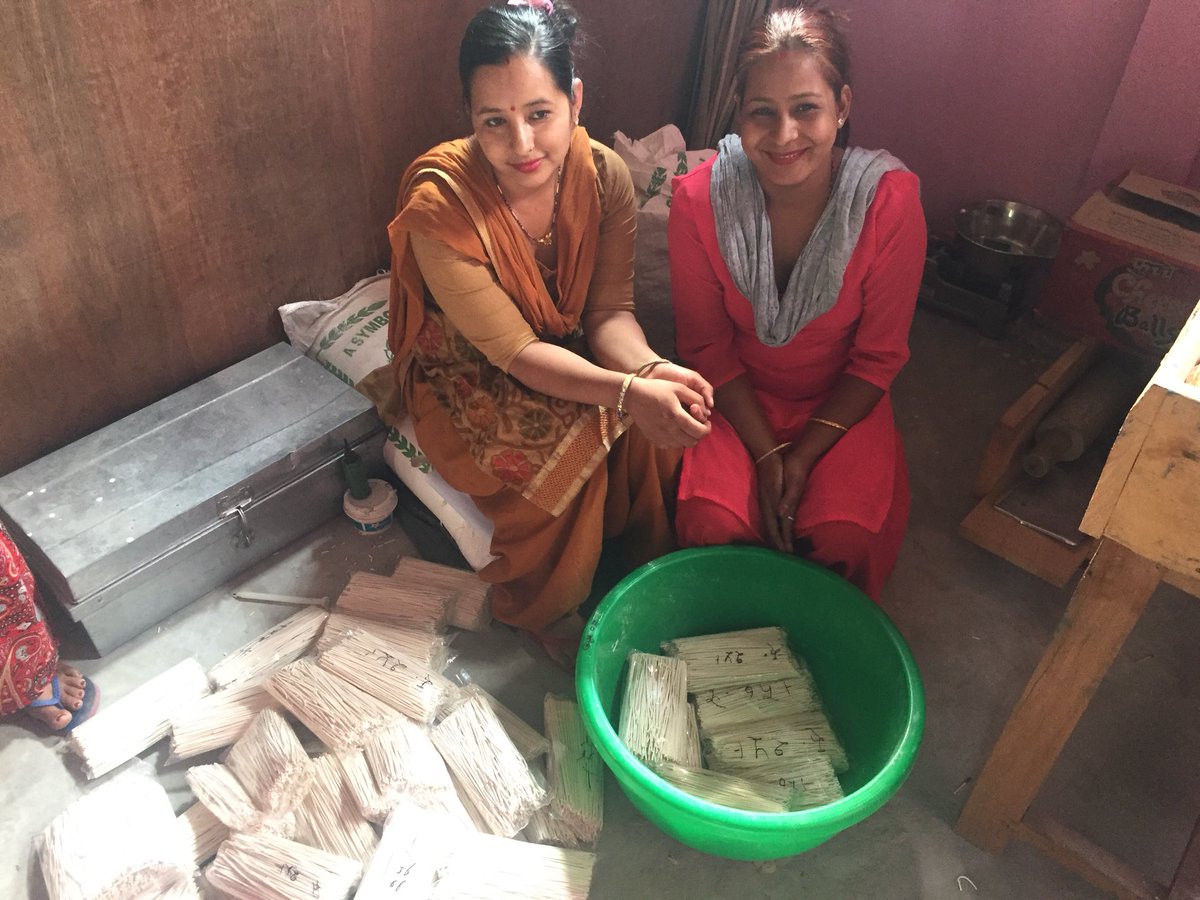 SophieKemkhadze's tweet photo. These women are among 135,000 microenterpreneurs created w support of GoNepal, @UNDPNepal and @dfat โs #MEDEP programme. Empowering people, #leavenoonebehind in action.#SDGs #globalgoals @valeriejulliand @AusAmbNP @HaoliangXu @renaudmeyer @UNDPasiapac @kamalraj99 https://t.co/B3882WQu15