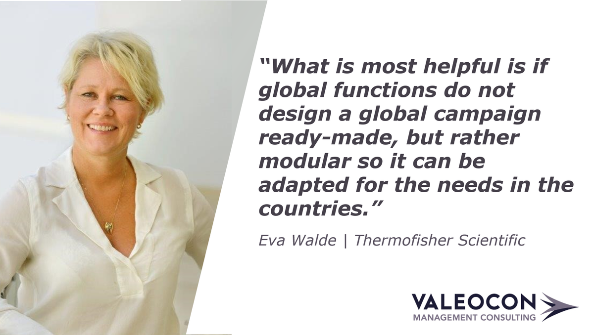 valeoconmc's tweet photo. Eva Walde shares her insights on how pharma companies can implement global marketing efforts that recognize, and can be adapted to, local market needs. Subscribe to our #podcast channel on iTunes here - https://t.co/BObt2ri1lF
#pharma #commercialexcellence #marketing #digital https://t.co/SIOU3pQdjS