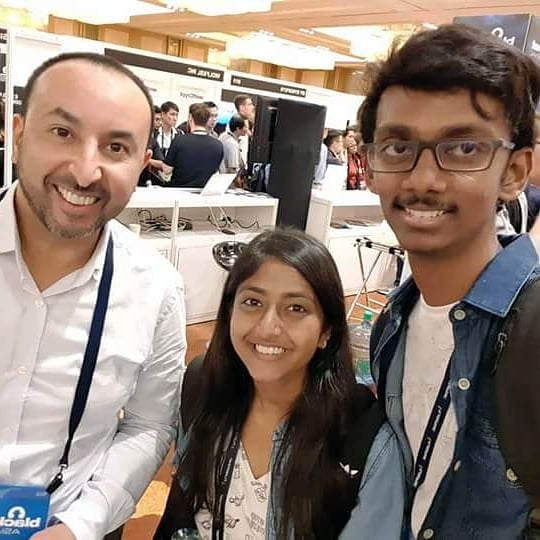 lpuuniversity's tweet photo. #LPU #CSE students, Nikith &amp; Debelina attended the ‘Black-Hat Asia 2018’ held at #Singapore. They interacted with Mr. Rachid Harrando, Co-Founder of cybersecurity firm ‘#ToolsWatch’ and Mr. Daniel Bohannon, Security Researcher, #FireEye (#USA)
#LPUatBlackHatAsia #ThinkBIG https://t.co/dIzrAKV6VA